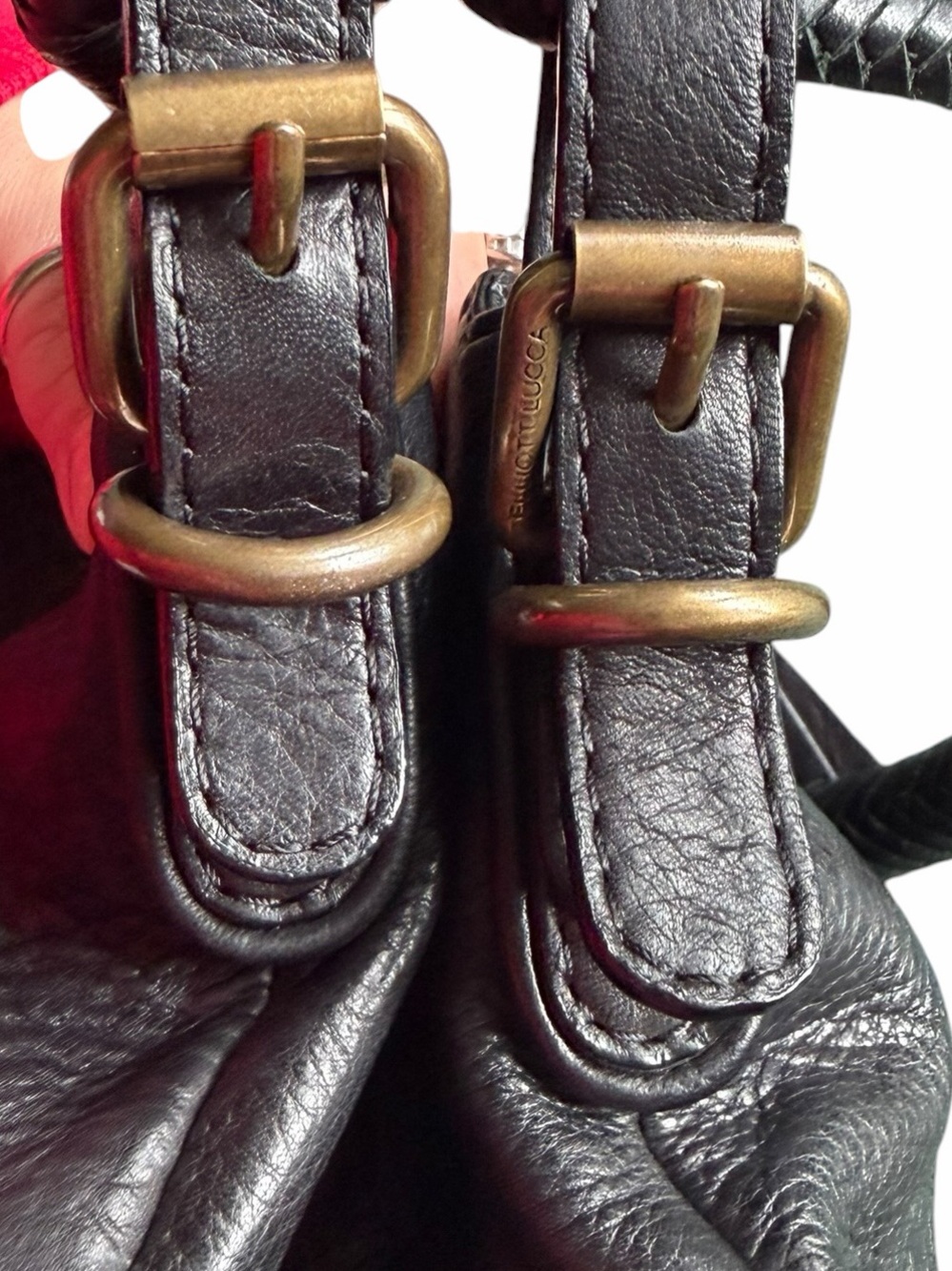 🌟Elliott Lucca Y2K black pebbled leather authentic hobo bag - Picture 3 of 9
